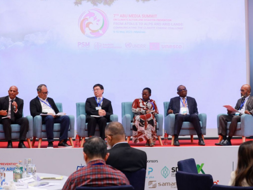 Welcome speech on 7th ABU conference on Climate action and disaster prevention.
